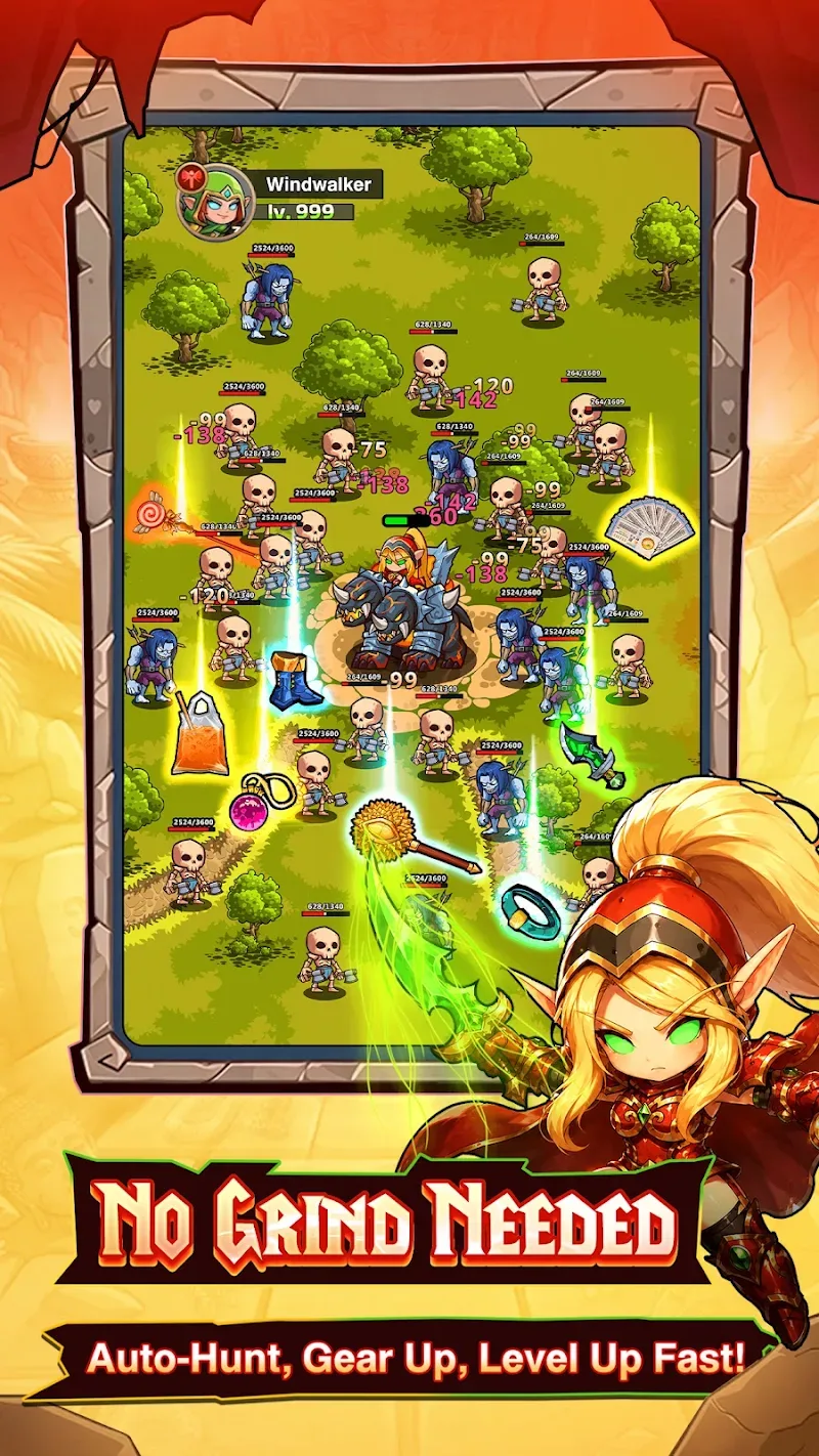 Aperçu de gameplay de Mini Legion: Hero Legend 6
