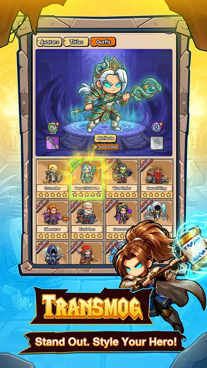 Aperçu de gameplay de Mini Legion: Hero Legend 2
