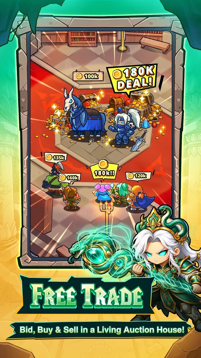 Aperçu de gameplay de Mini Legion: Hero Legend 4