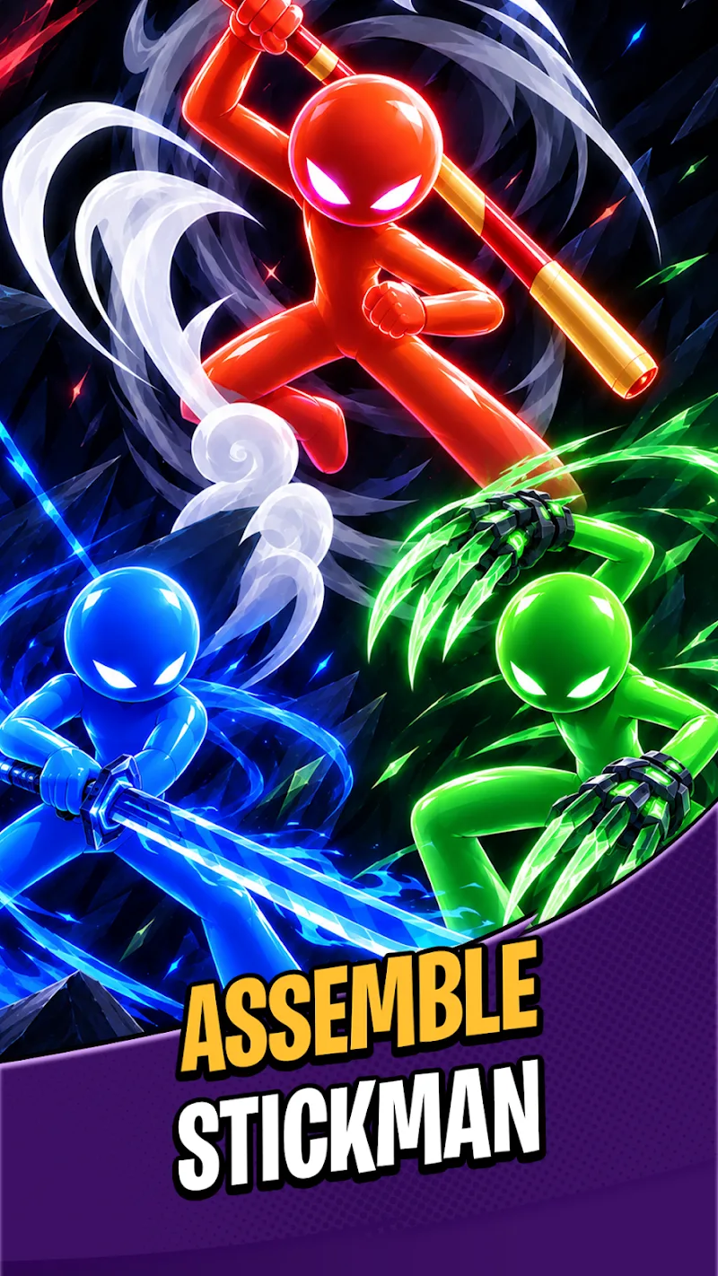 5e capture d'écran de Stickman Idle RPG