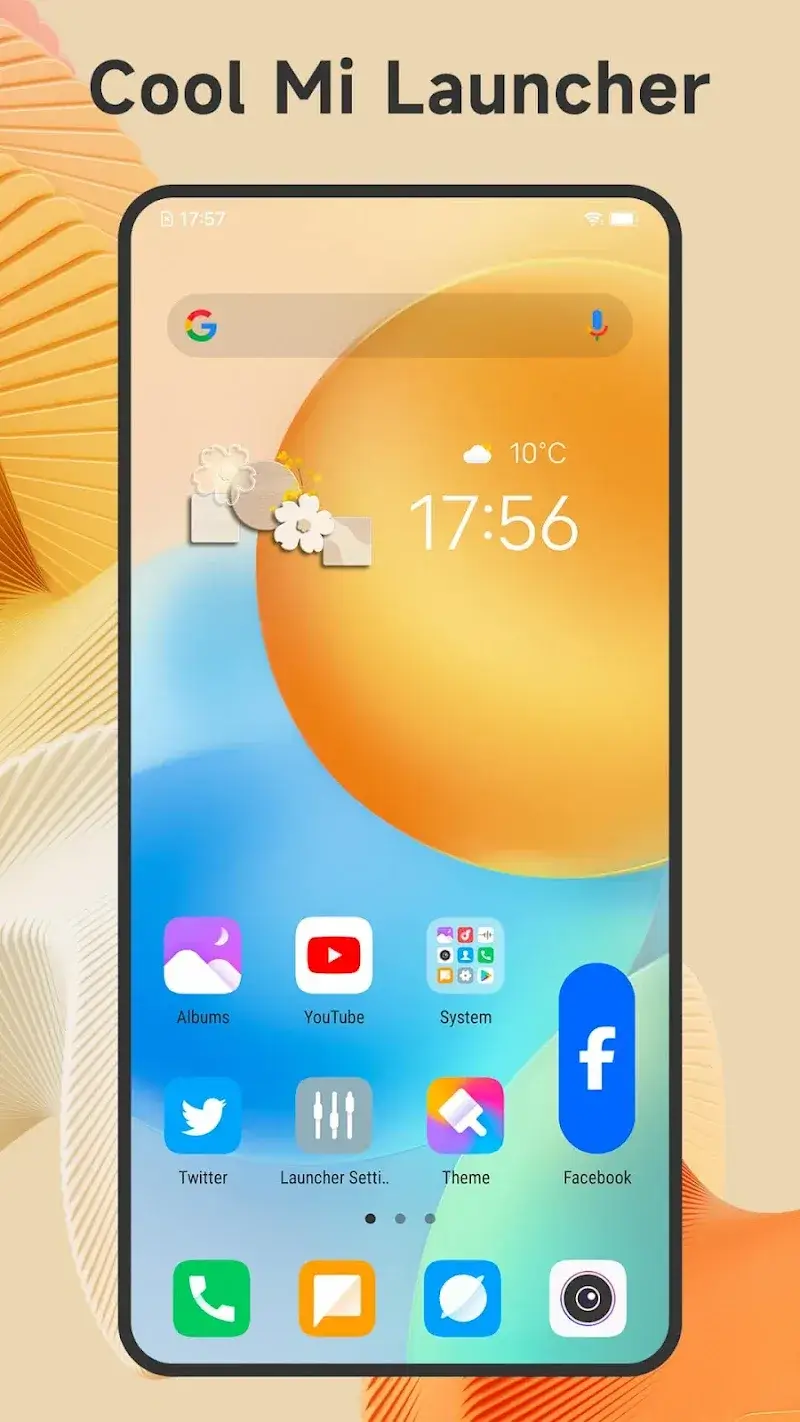 Tangkapan layar Cool Mi Launcher 1