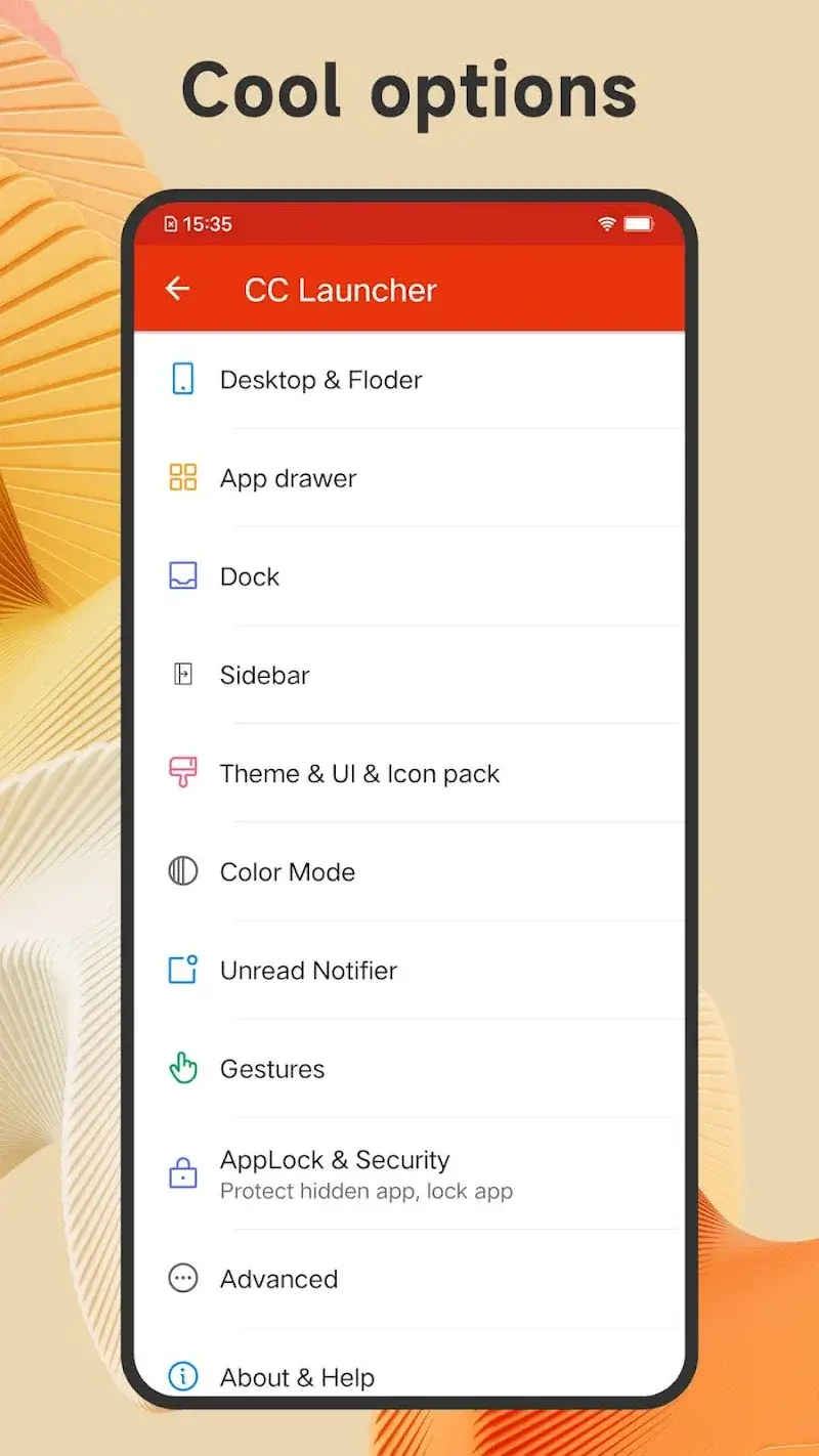 Tangkapan layar Cool Mi Launcher 6