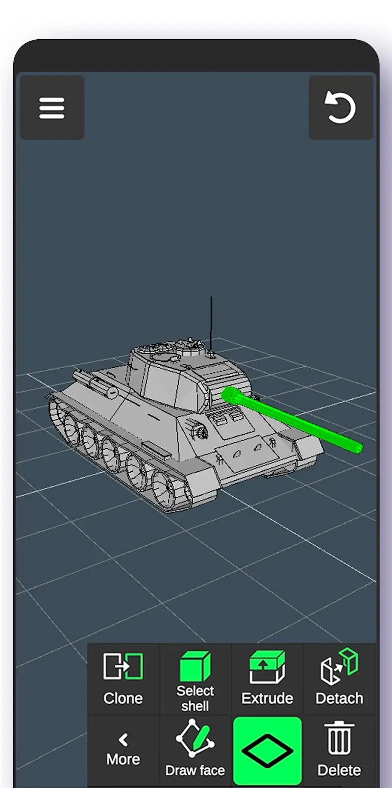 3Dモデリングアプリ スクリーンショット 6
