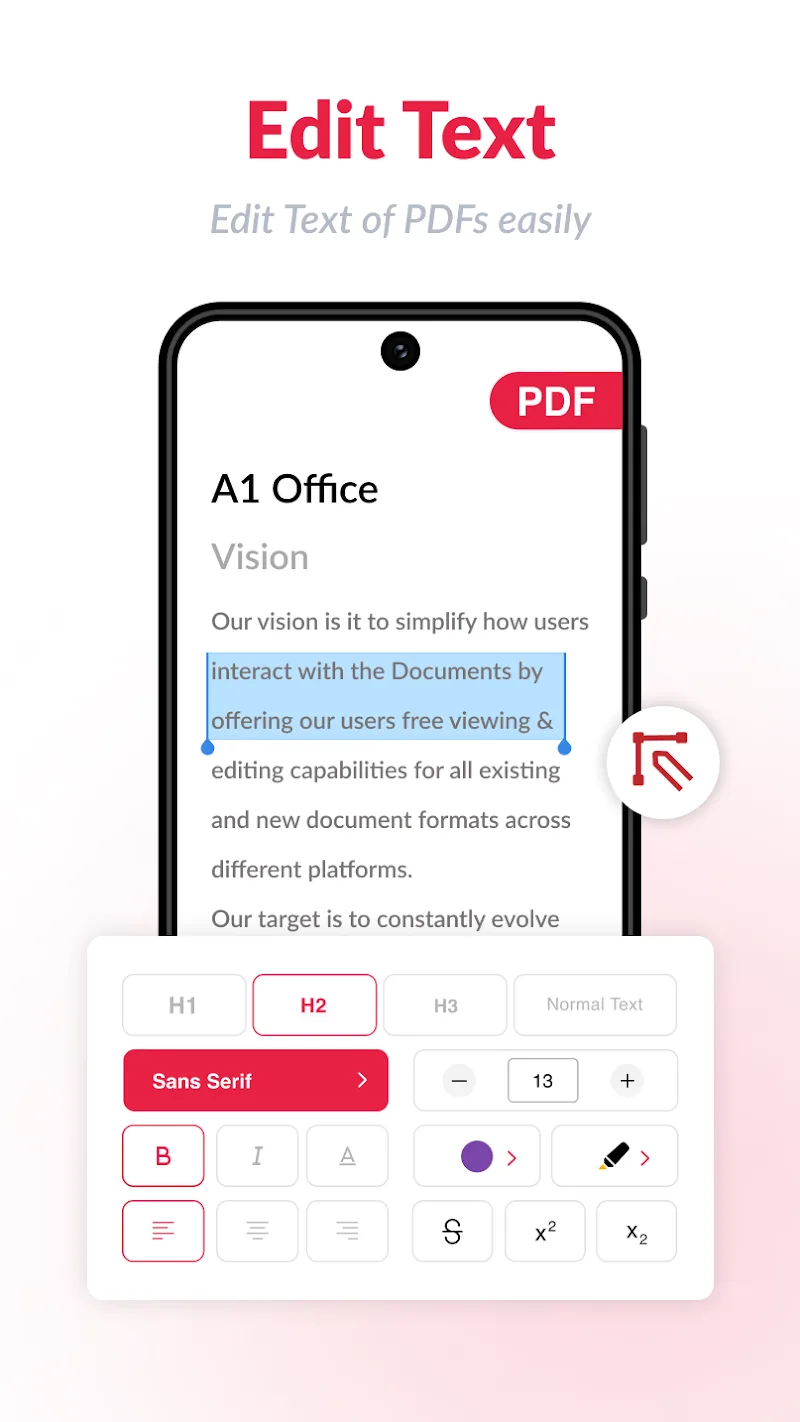 Captura de pantalla 2 de PDF Editor by A1