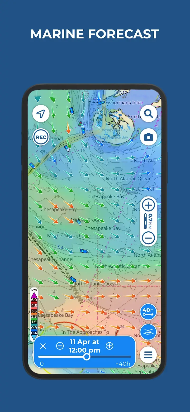 Aqua Map Boating Captura de pantalla 5