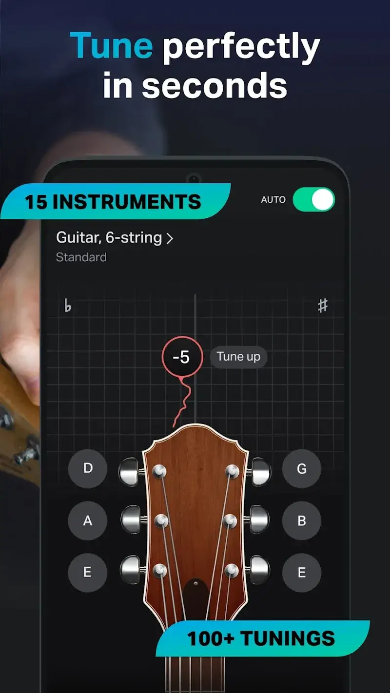 Tangkapan layar pratinjau GuitarTuna 2