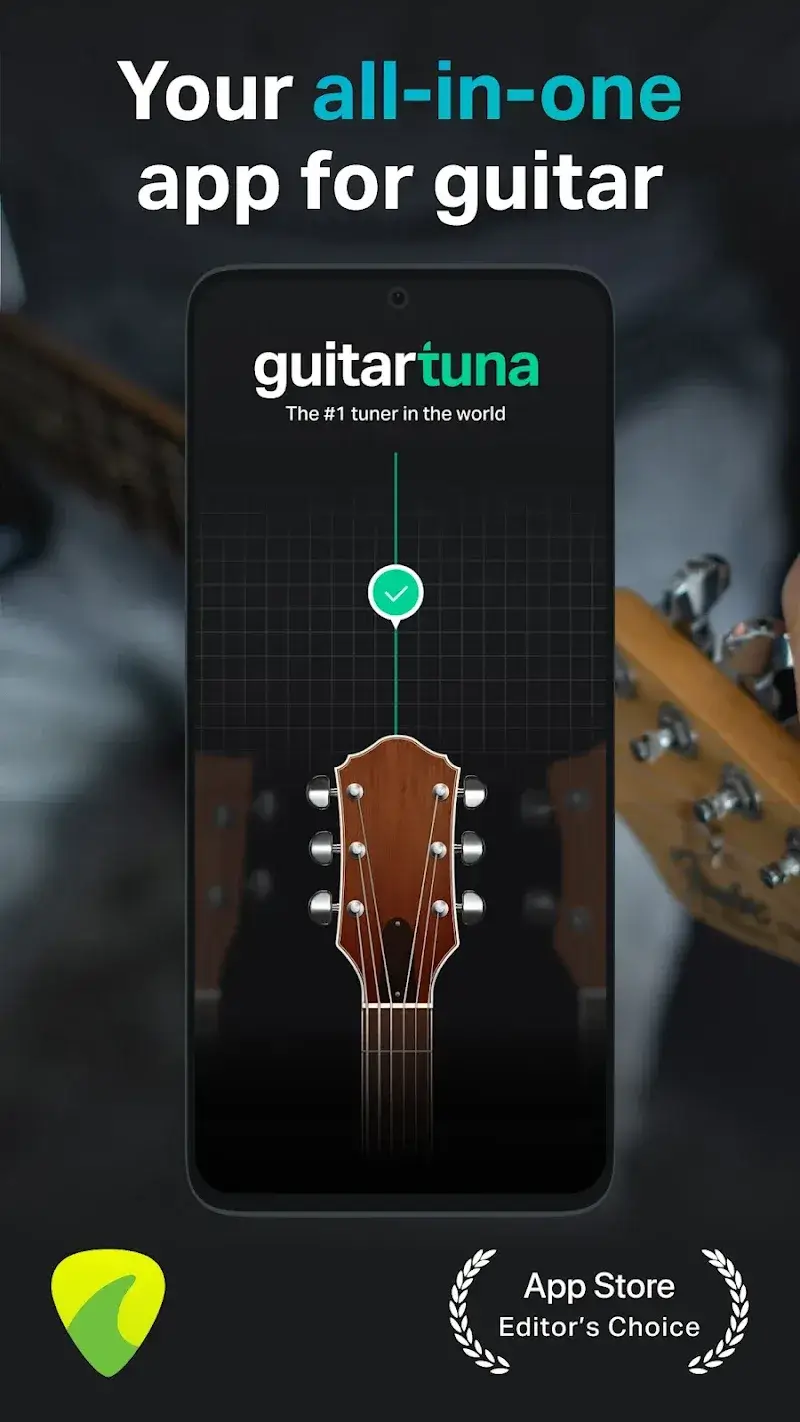Tangkapan layar pratinjau GuitarTuna 1