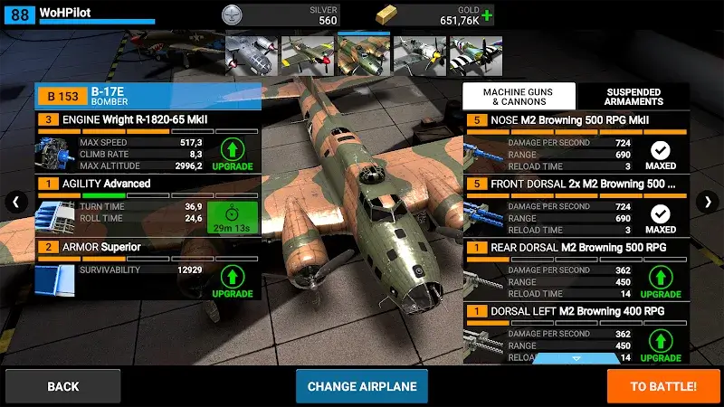 Capture d'écran de gameplay Wings of Heroes 6
