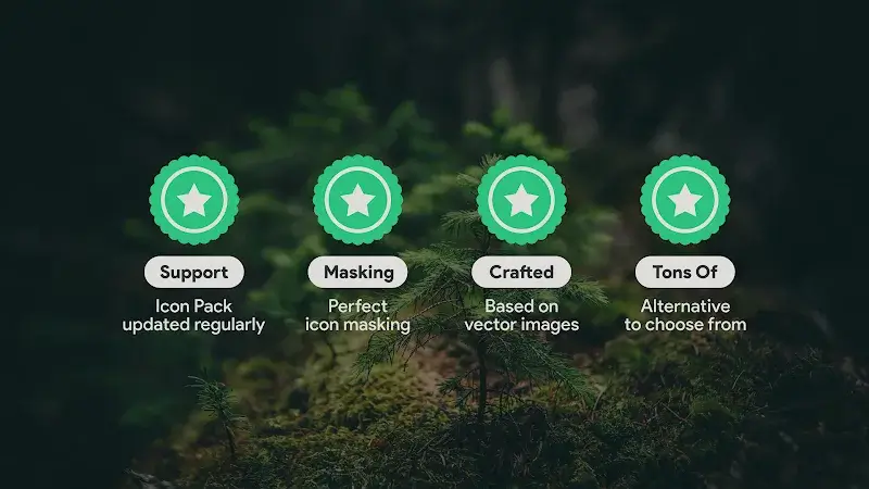 Klepon Wheel: Dark Icon Pack Capture d'écran 6