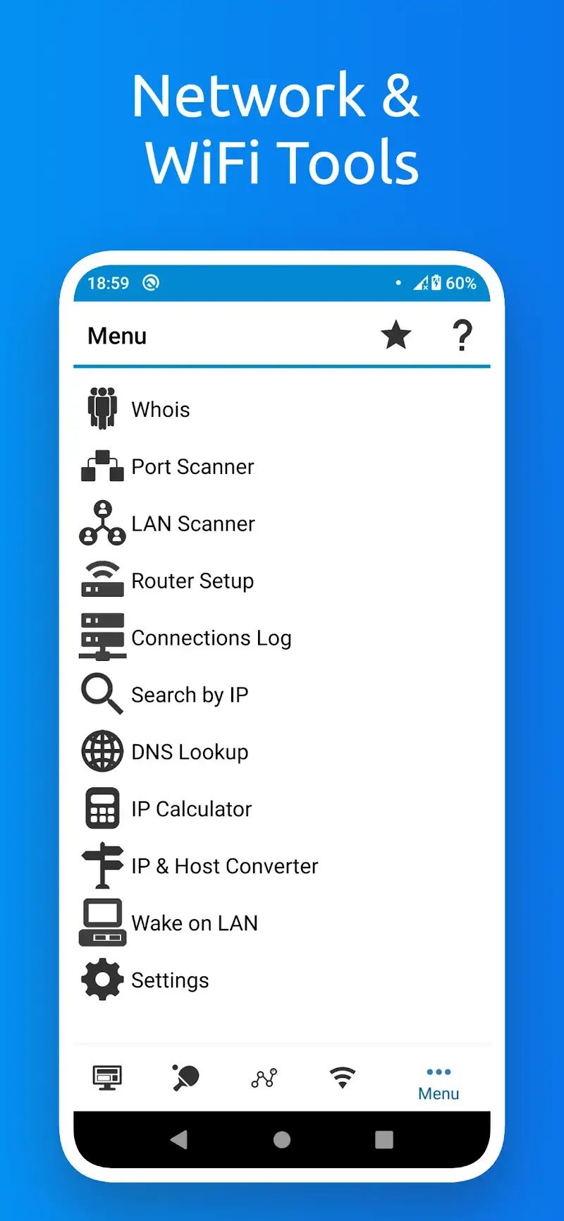 WiFi Tools: Ảnh chụp màn hình 2 của Network Scanner