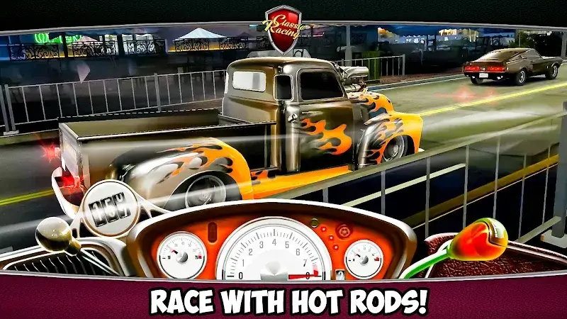Screenshot di gameplay di Classic Drag Racing 5