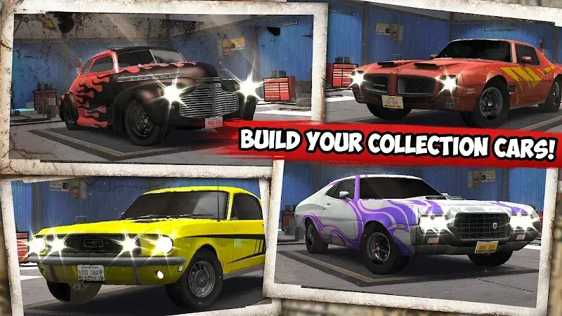 Screenshot di gameplay di Classic Drag Racing 4