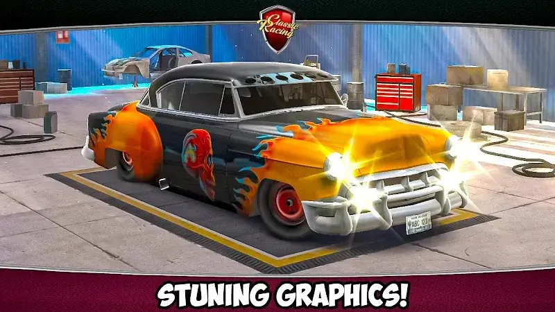 Screenshot di gameplay di Classic Drag Racing 2