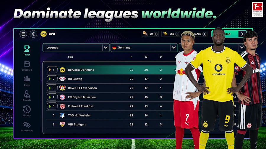 Soccer Manager 2027 MOD APK in-game screenshot 4