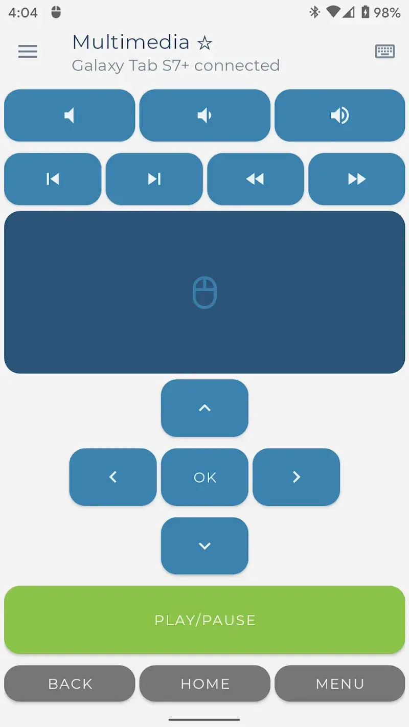Capture d'écran Bluetooth Keyboard & Mouse Pro 3