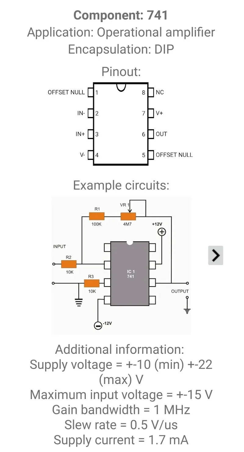 Electronic Component Pinouts ภาพหน้าจอ 6