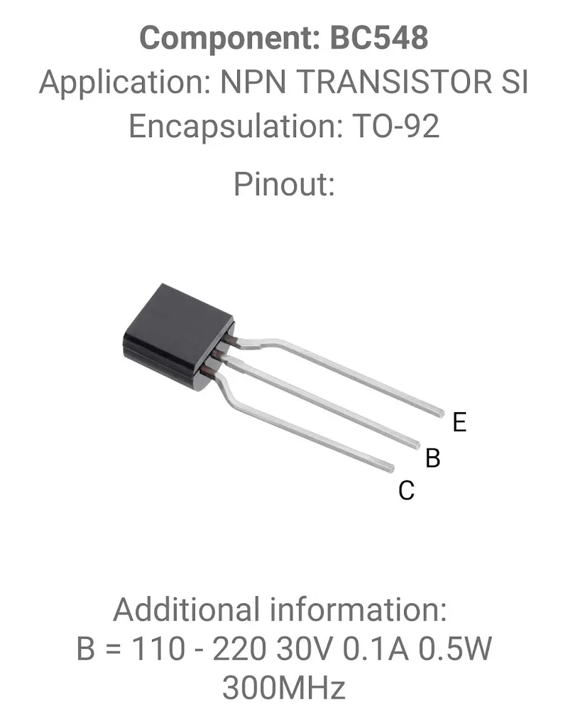 ภาพหน้าจอ Electronic Component Pinouts 4