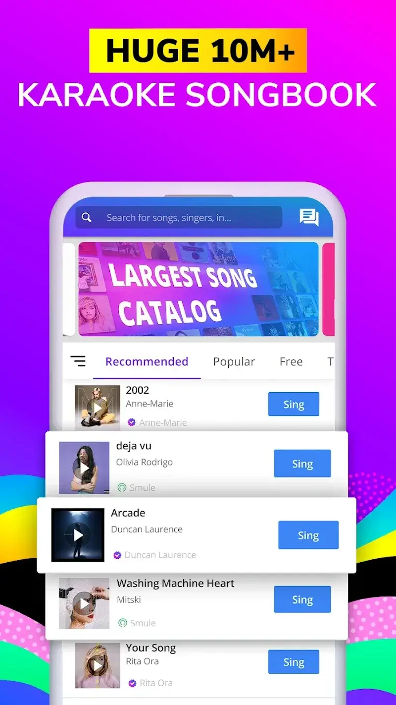 Smule captura de pantalla 3