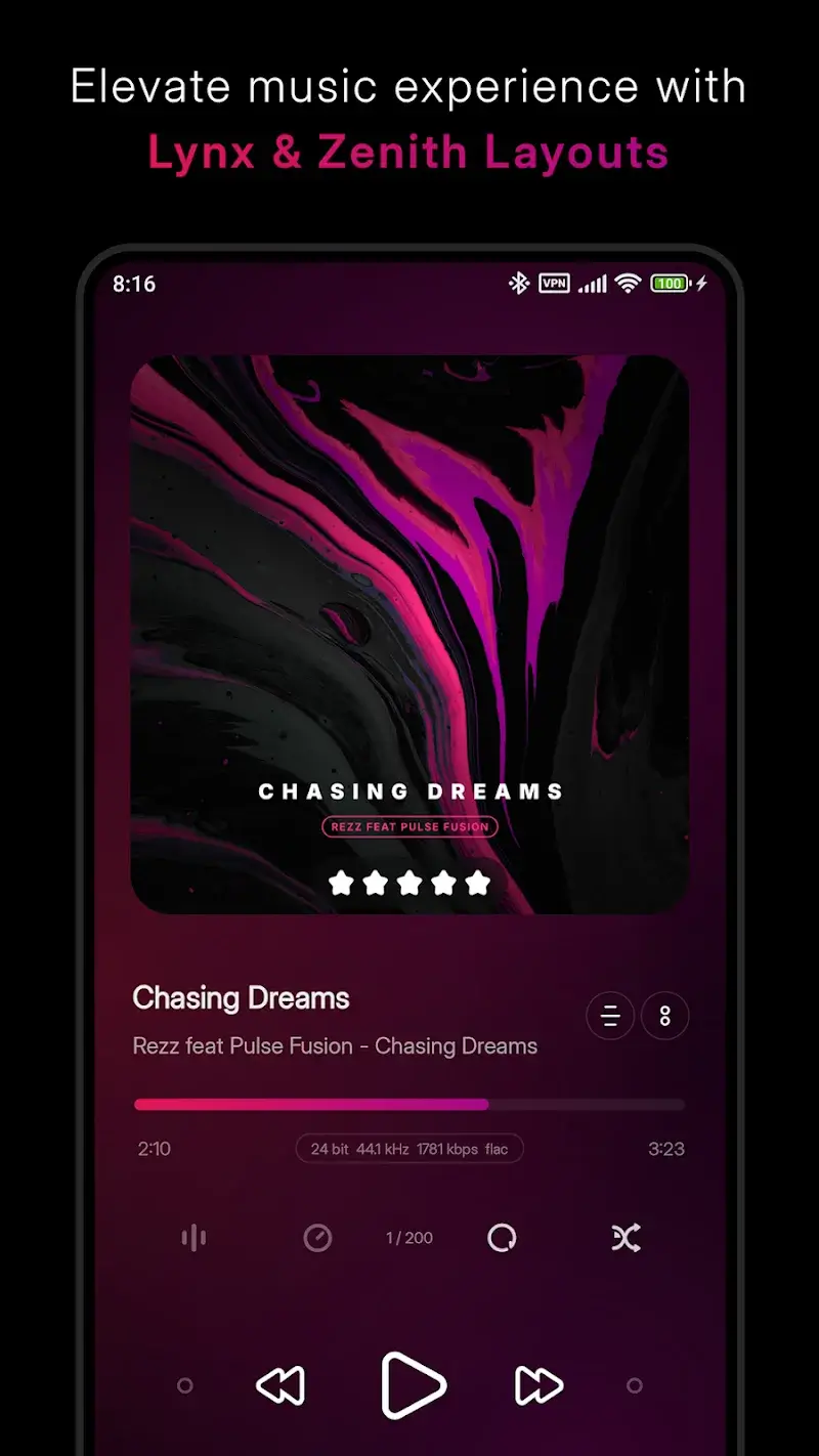 Proxima - Poweramp Skin tangkapan layar 3