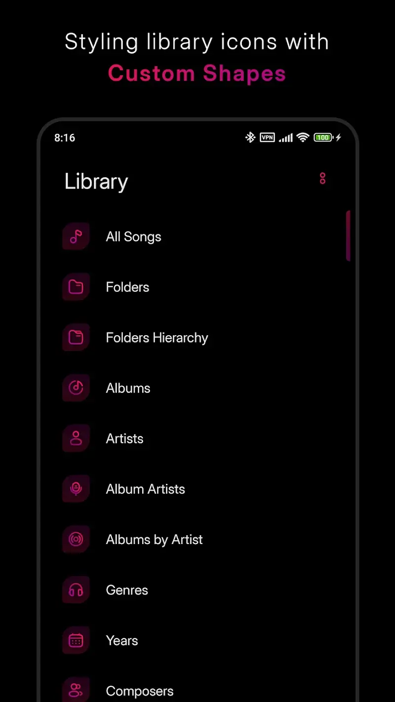 Proxima - Poweramp Skin tangkapan layar 4