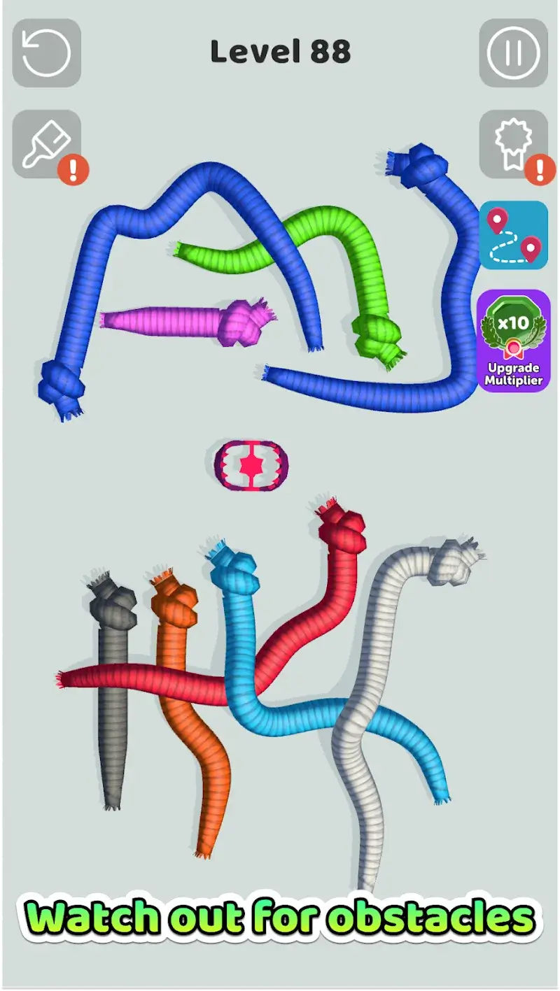 Tangled Snakes captura de pantalla 3