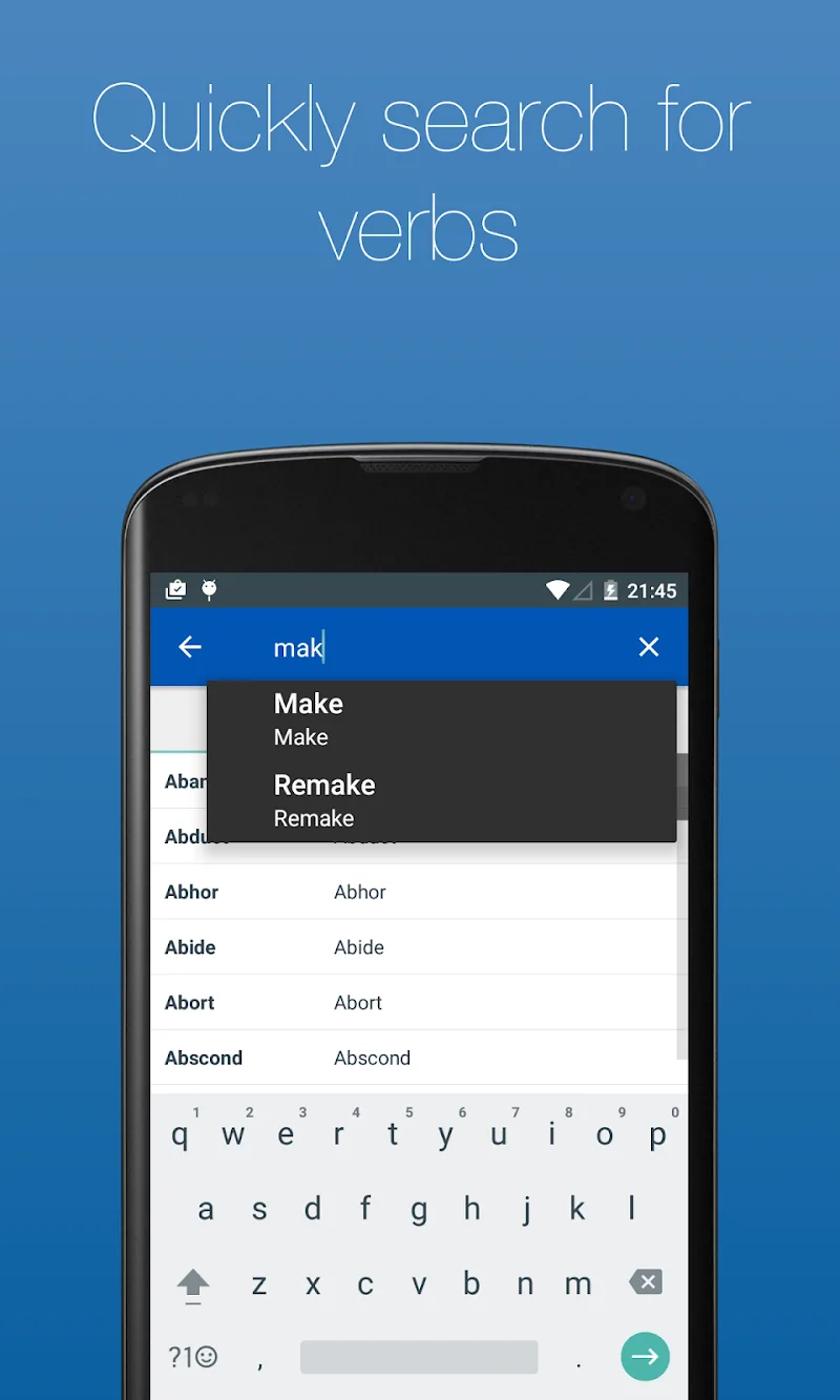 Capture d'écran d'English Verb Conjugator Pro 3