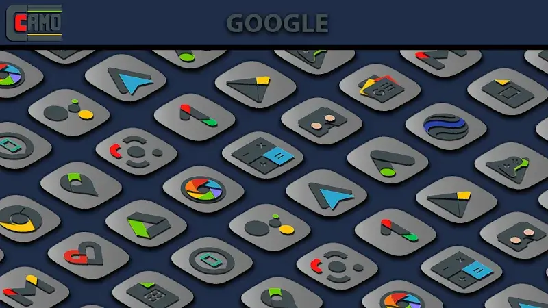 Prévia 2 do Camo Light Icon Pack