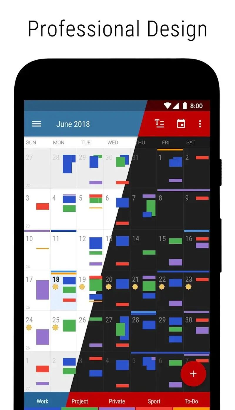 Capture d'écran 3 de Business Calendar 2 Pro