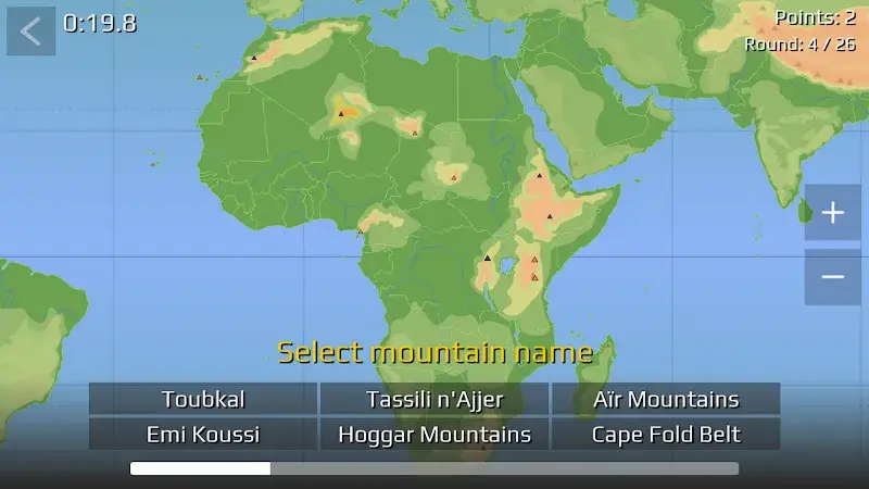 ภาพหน้าจอ World Map Quiz 4