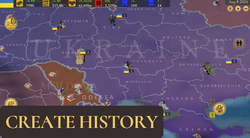 Hegemon – War Strategy WW3 스크린샷 6