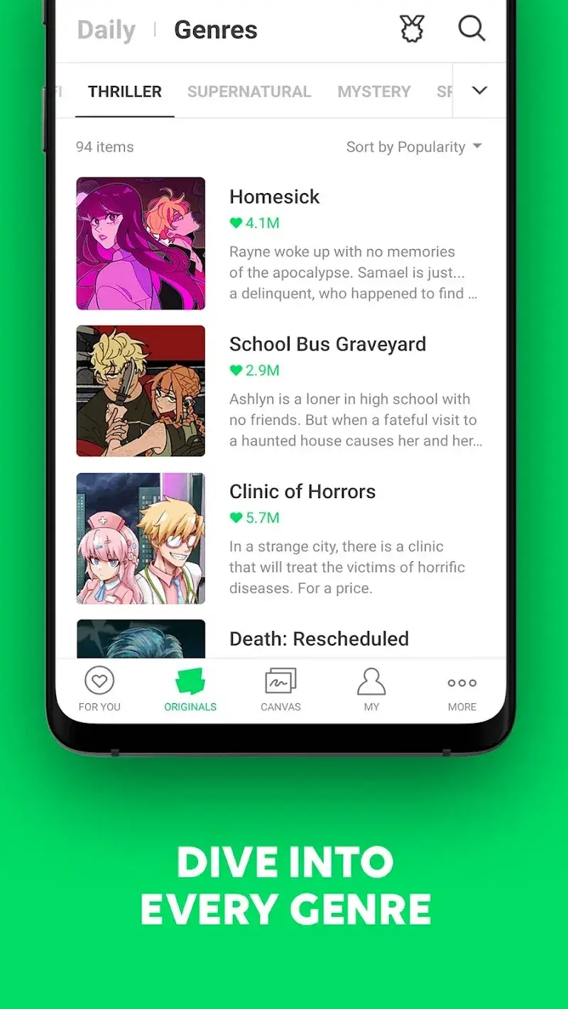 Screenshot WEBTOON 5