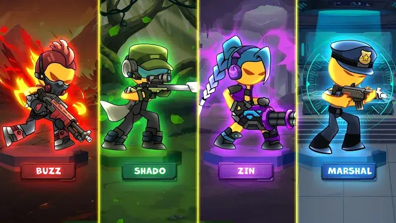 Stickman vs Zombie: Dark War captura de pantalla 6