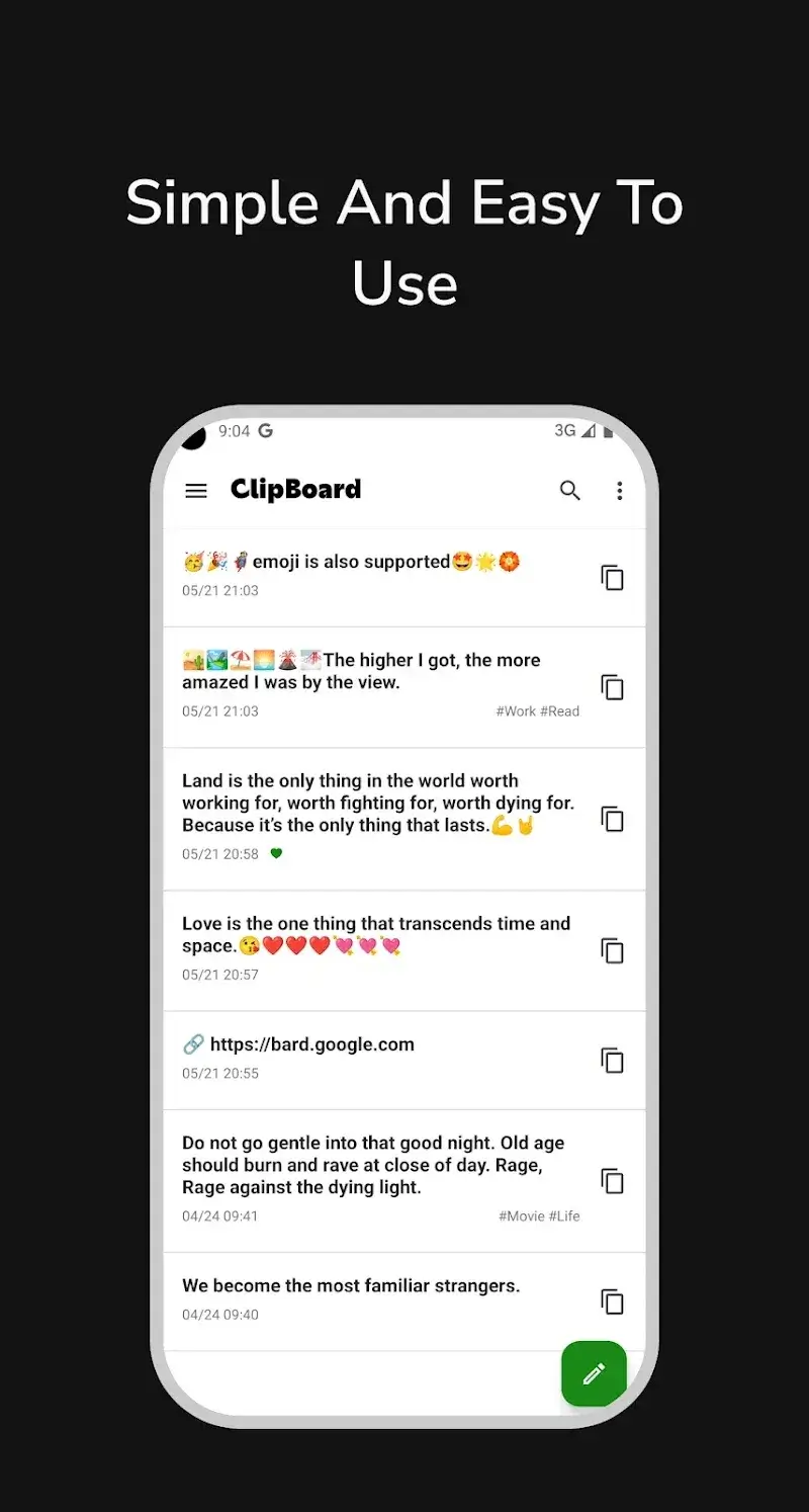 Capture d'écran de Clipboard 1