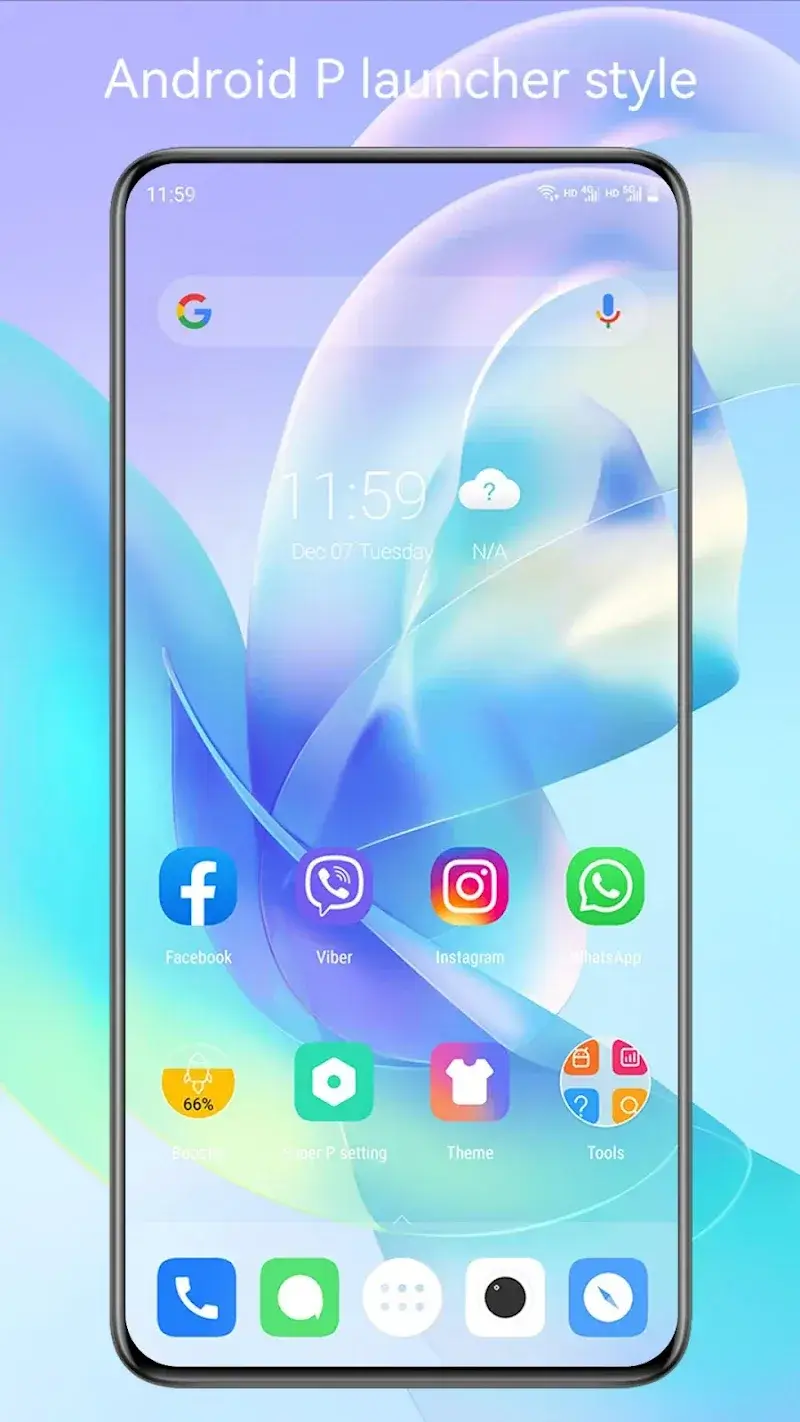 Super P Launcher ภาพหน้าจอ 1
