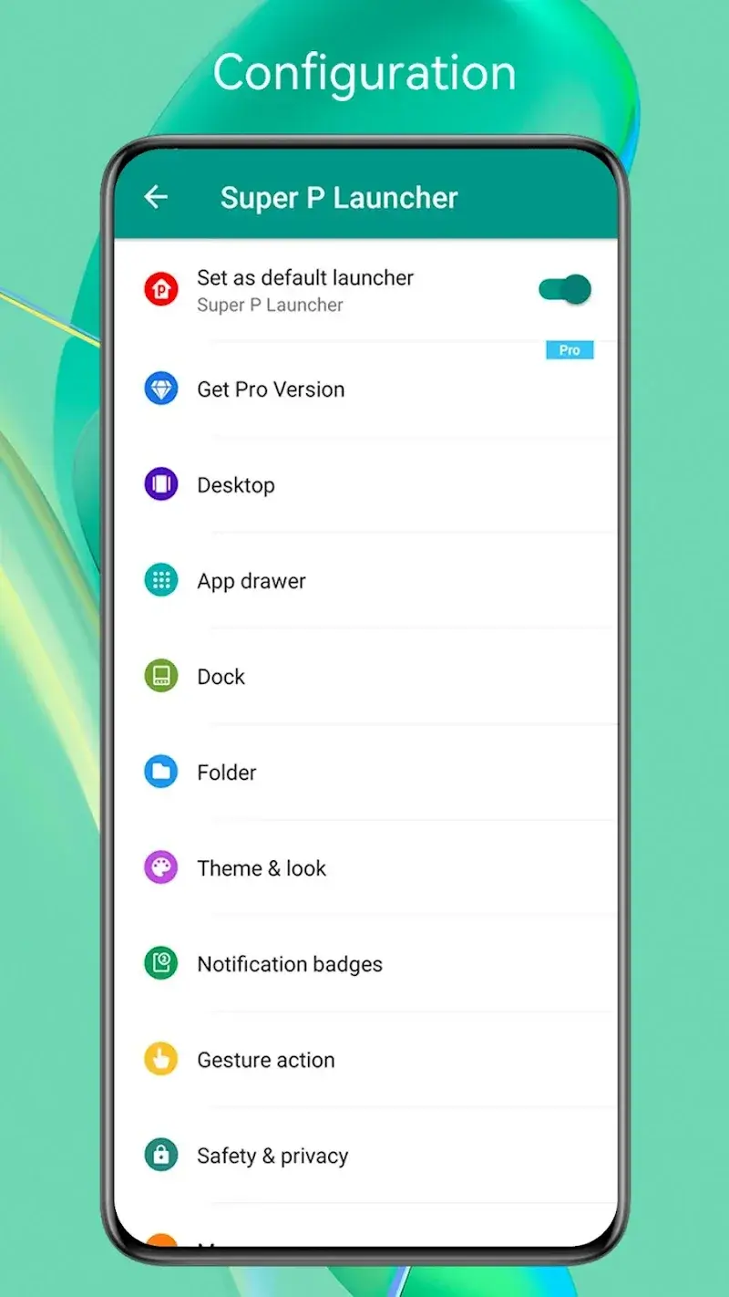 Super P Launcher ภาพหน้าจอ 5