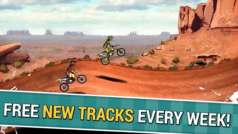 ภาพหน้าจอเกมเพลย์ Mad Skills Motocross 2 MOD APK 5