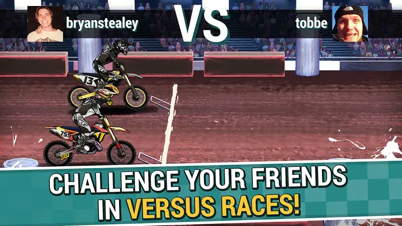 ภาพตัวอย่างเกมเพลย์ Mad Skills Motocross 2 MOD APK 3