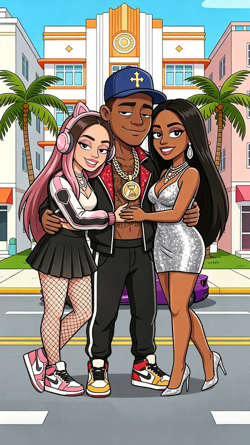 Captura de tela de Rap Star 4