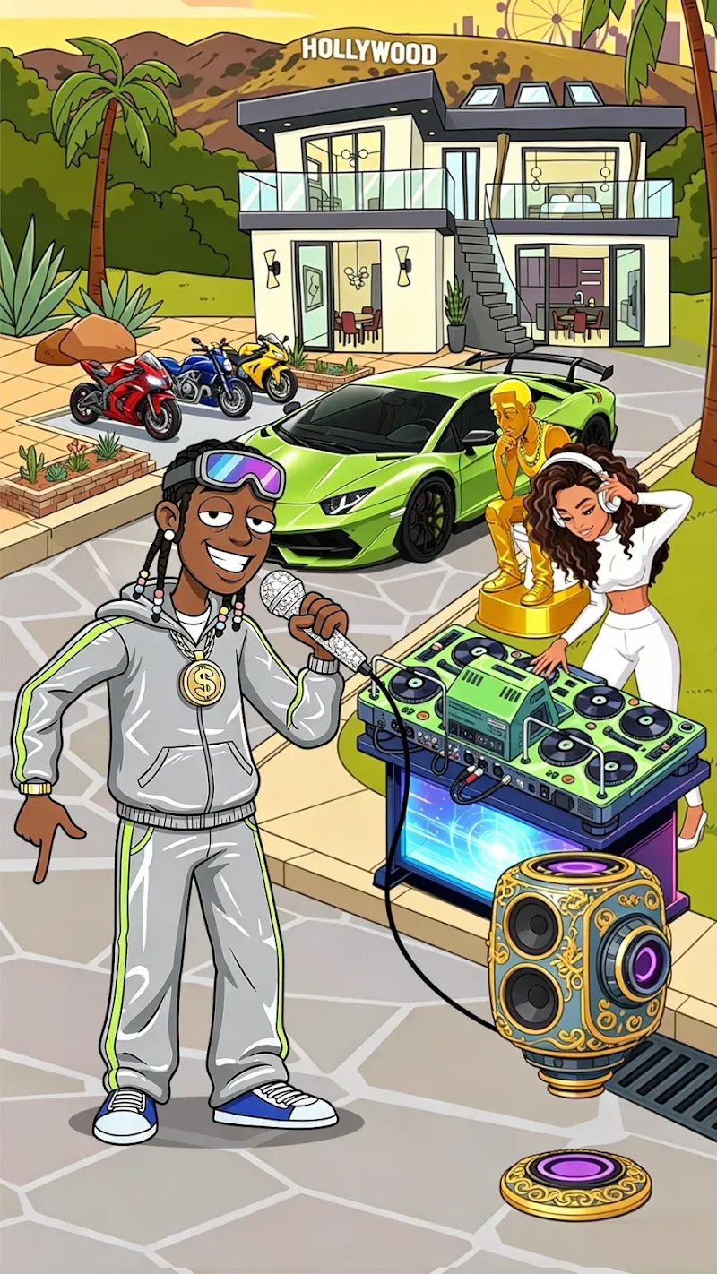 Captura de tela de Rap Star 2