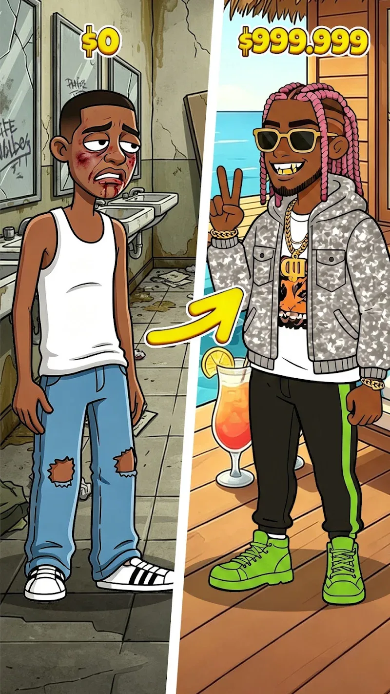 Captura de tela de Rap Star 3