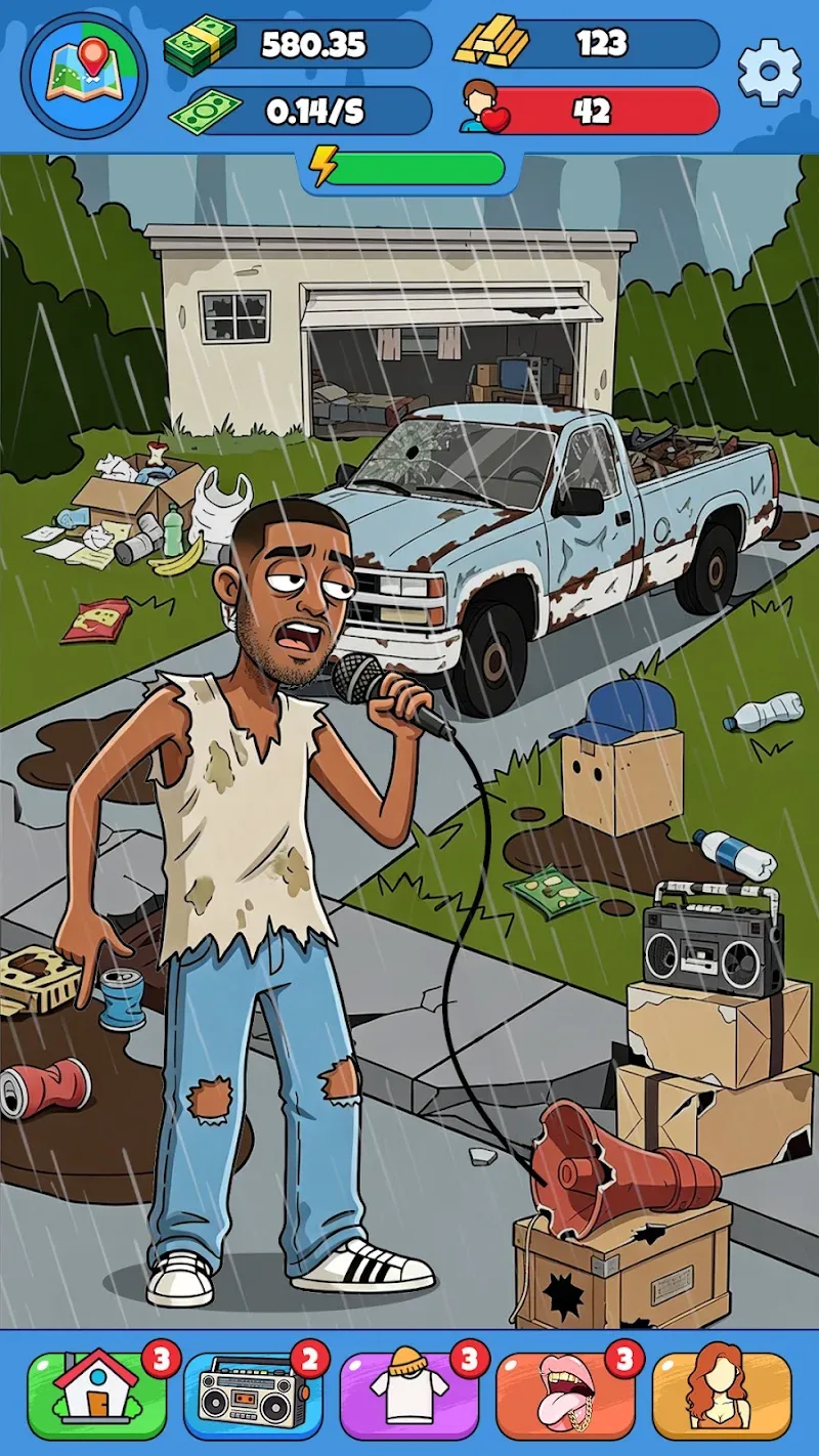 Captura de tela de Rap Star 6