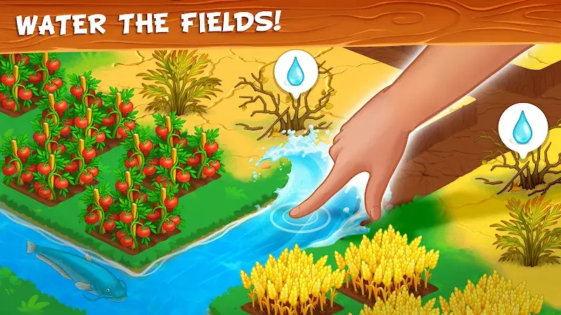 Captura de tela 2 do Farm Town MOD APK
