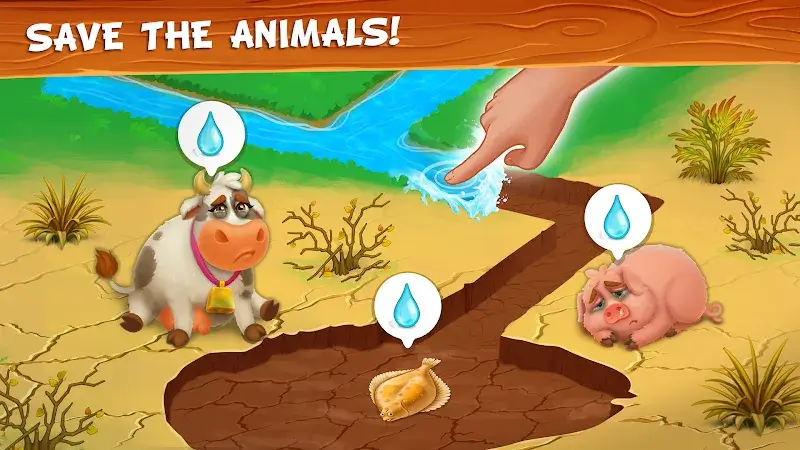 Captura de tela 4 do Farm Town MOD APK