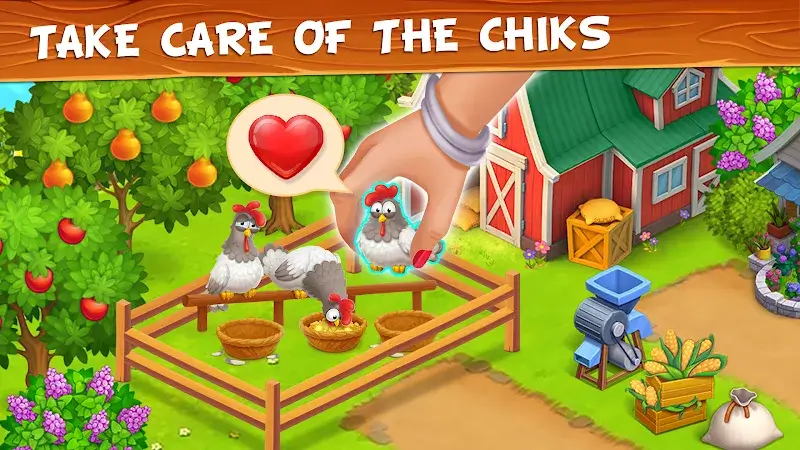 Captura de tela 5 do Farm Town MOD APK