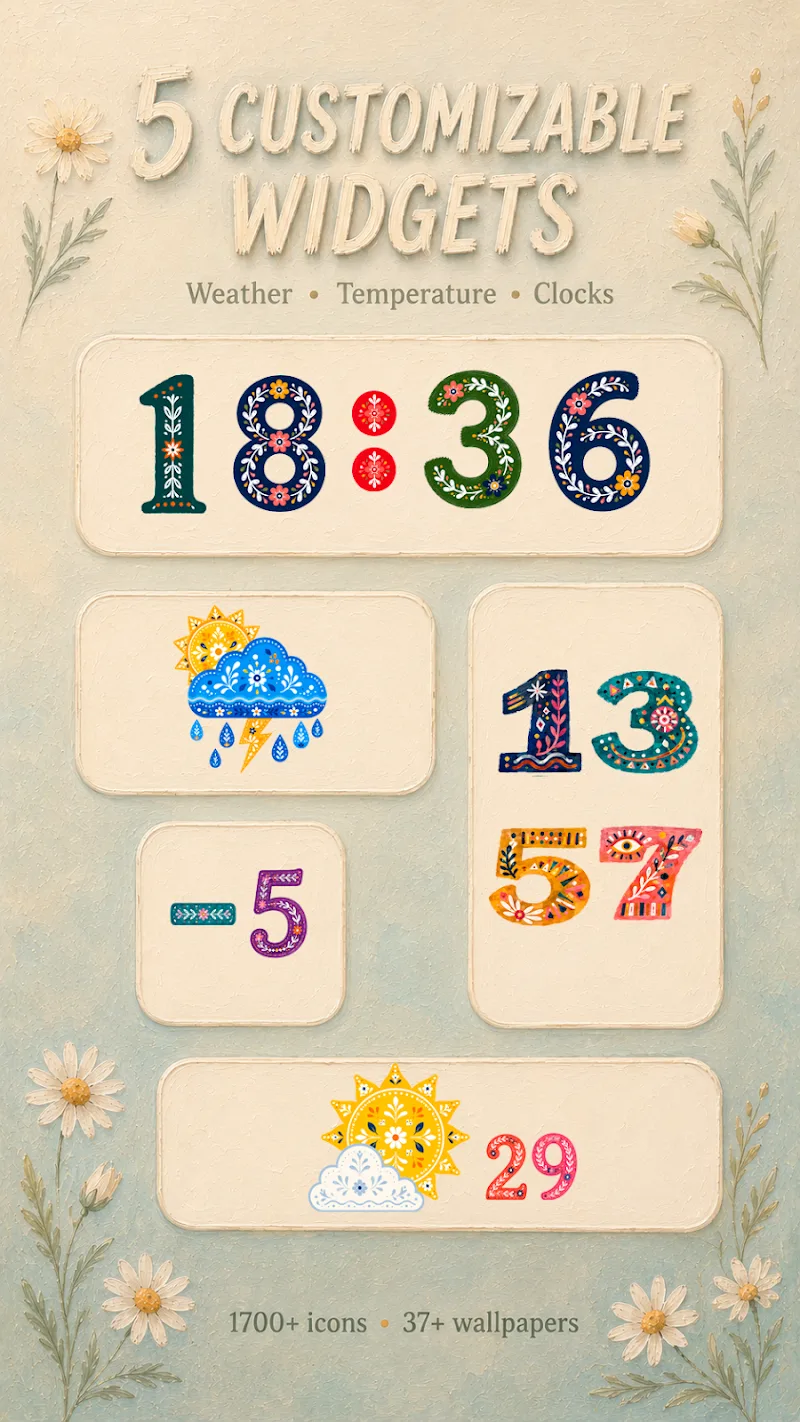 Gambar pratinjau Folk Icon Pack 2