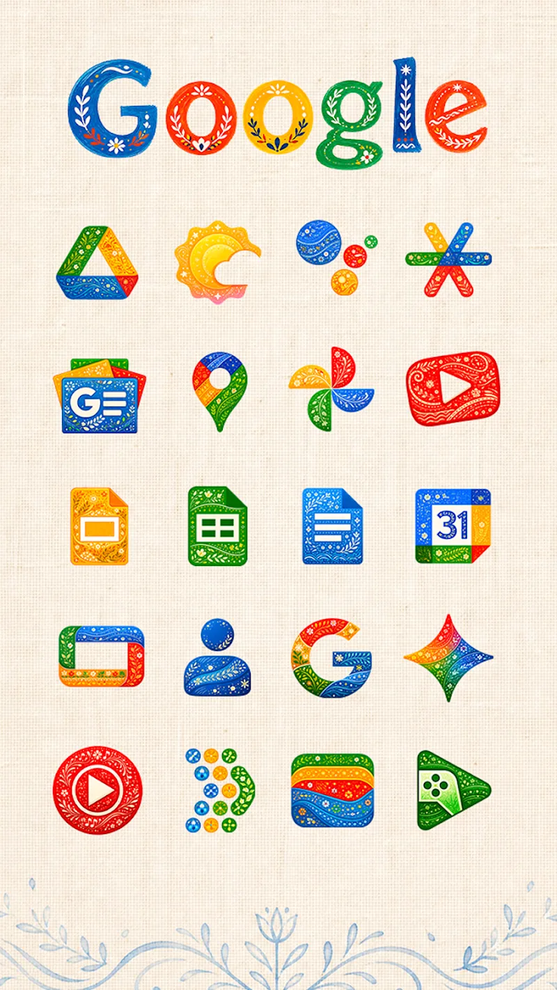 Gambar pratinjau Folk Icon Pack 4