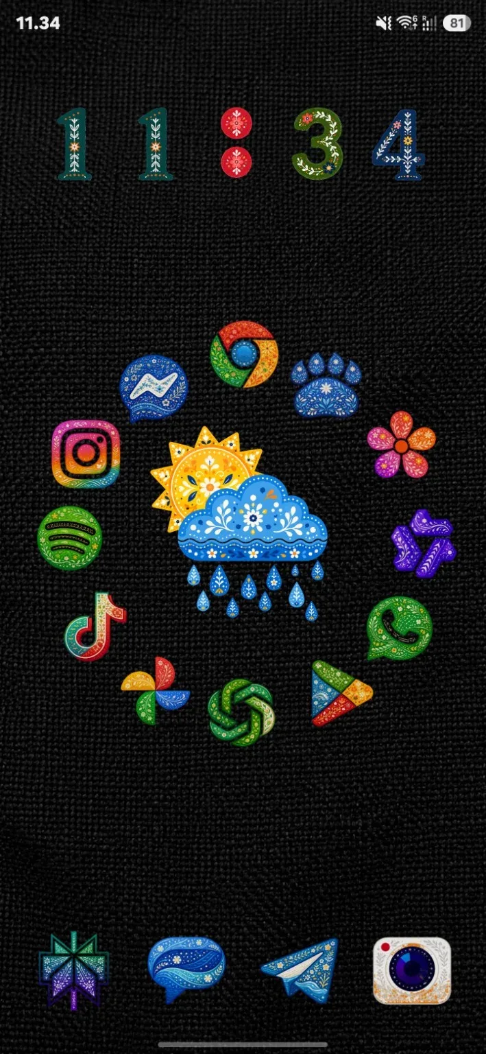 Gambar pratinjau Folk Icon Pack 3
