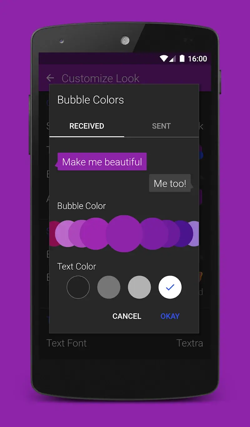 Textra SMS Screenshot 2