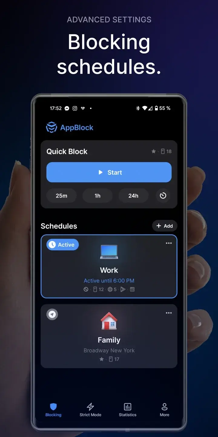 Tangkapan Layar AppBlock 3