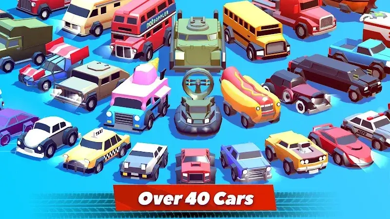 Скриншот Crash of Cars MOD APK 4